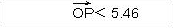 OP<5.46